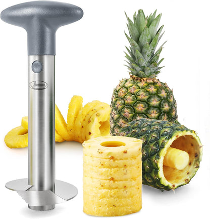 Newness Upgraded Pineapple Corer & Slicer, Reinforced Thick Blade