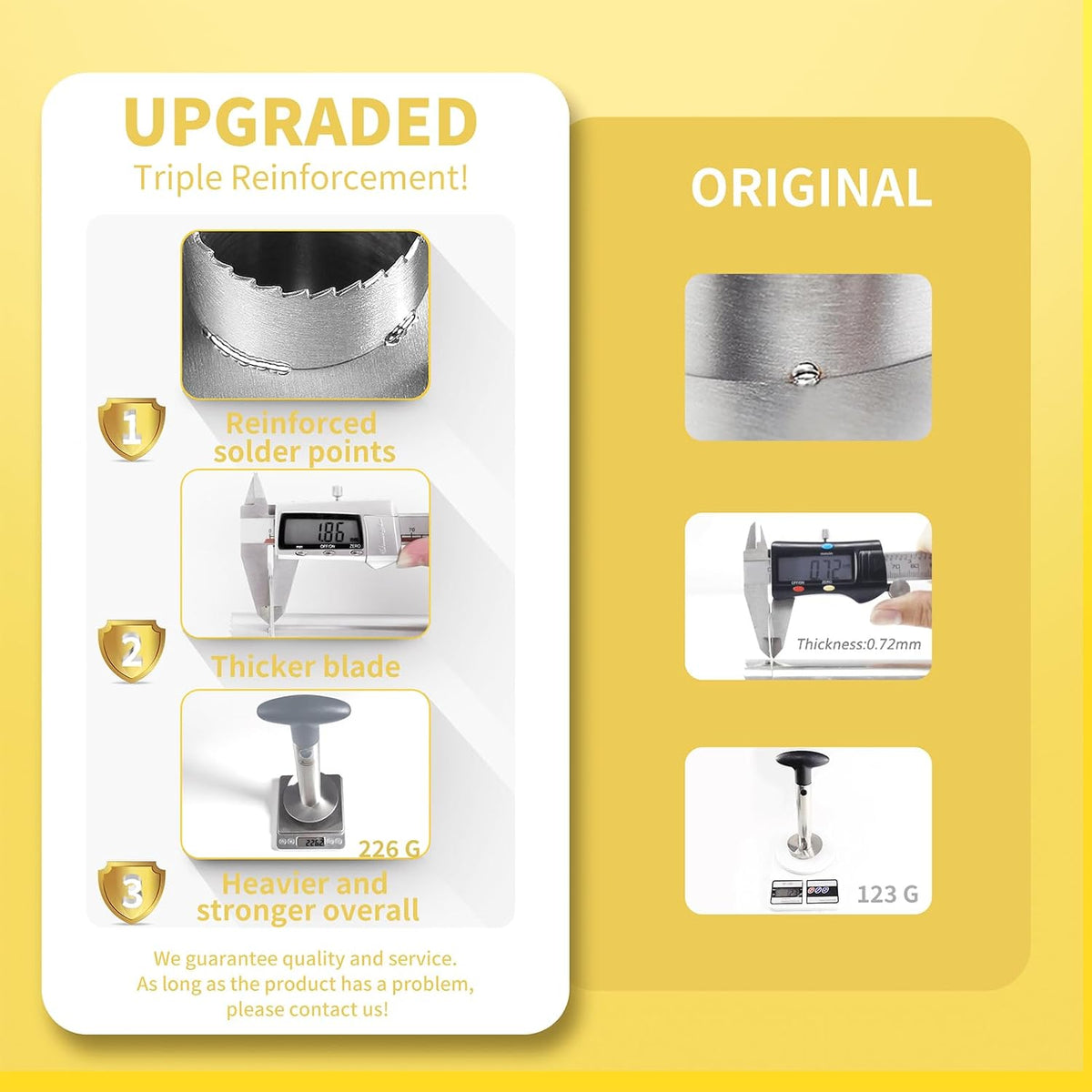 Newness Upgraded Pineapple Corer & Slicer, Reinforced Thick Blade