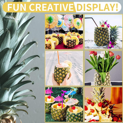 Newness Upgraded Pineapple Corer & Slicer, Reinforced Thick Blade