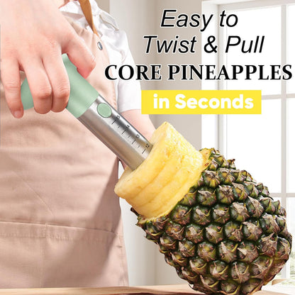 Newness Upgraded Pineapple Corer & Slicer, Reinforced Thick Blade