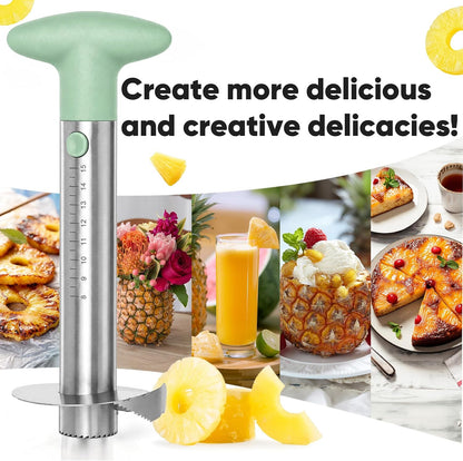 Newness Upgraded Pineapple Corer & Slicer, Reinforced Thick Blade