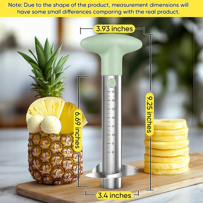Newness Upgraded Pineapple Corer & Slicer, Reinforced Thick Blade