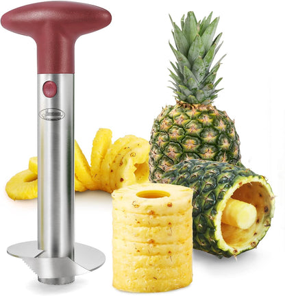 Newness Upgraded Pineapple Corer & Slicer, Reinforced Thick Blade