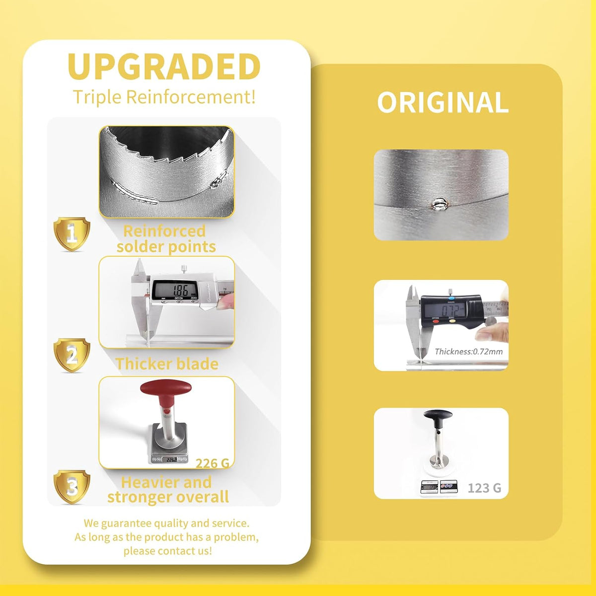 Newness Upgraded Pineapple Corer & Slicer, Reinforced Thick Blade