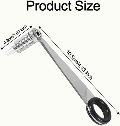 Spiral Cutter Slicer, Manual Stainless Steel Spiralizer Portable Spiral Knife Peeler Tool for Vegetable Potato Cucumber Carrot Fruit Kitchen Gadgets