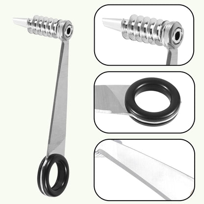 Spiral Cutter Slicer, Manual Stainless Steel Spiralizer Portable Spiral Knife Peeler Tool for Vegetable Potato Cucumber Carrot Fruit Kitchen Gadgets