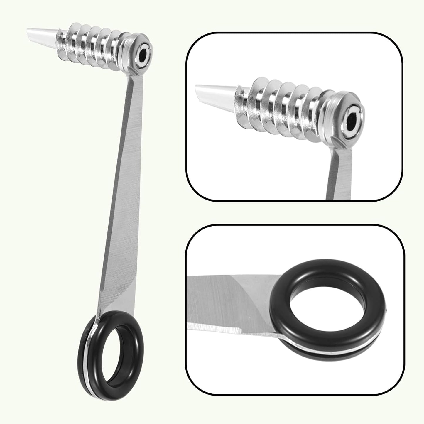 Spiral Cutter Slicer, Manual Stainless Steel Spiralizer Portable Spiral Knife Peeler Tool for Vegetable Potato Cucumber Carrot Fruit Kitchen Gadgets