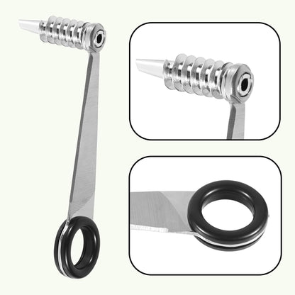 Spiral Cutter Slicer, Manual Stainless Steel Spiralizer Portable Spiral Knife Peeler Tool for Vegetable Potato Cucumber Carrot Fruit Kitchen Gadgets