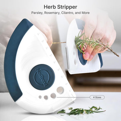 red 5-in-1 flexible dough and bowl scraper with stainless-steel edge and integrated ruler