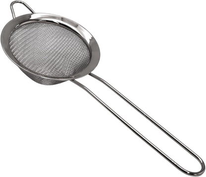 Small Fine Mesh Strainer, Stainless Steel, Gold