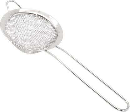 Small Fine Mesh Strainer, Stainless Steel, Gold