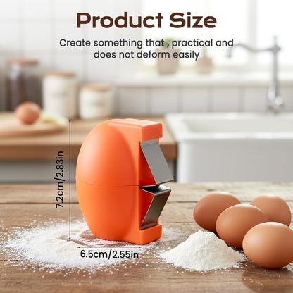 2026 New Egg Shell Opener, 2Pcs Stainless Steel Egg Cracker Tool, Multifunctional Egg Shell Opener for Raw & Hard-Boiled Eggs, Handheld Kitchen Gadget for Easy Peeling & Separating