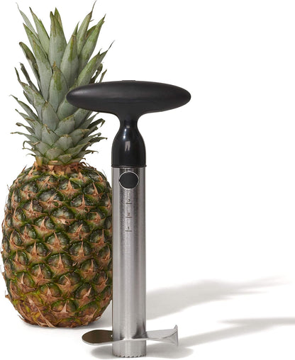 Good Grips Stainless Steel Pineapple Corer & Slicer + Good Grips 3-in-1 Avocado Slicer - Green