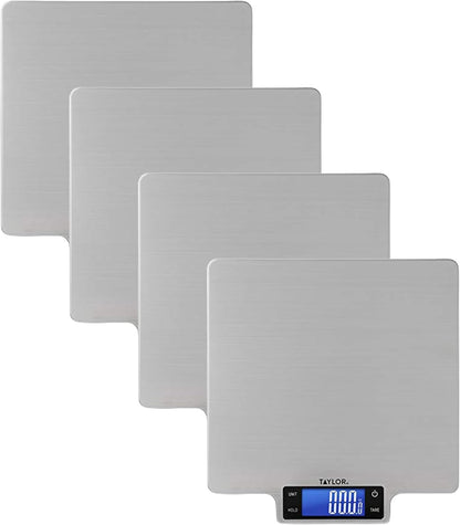 22lb Ultra-Precise Digital Stainless Steel Household Kitchen Scale, One, Silver