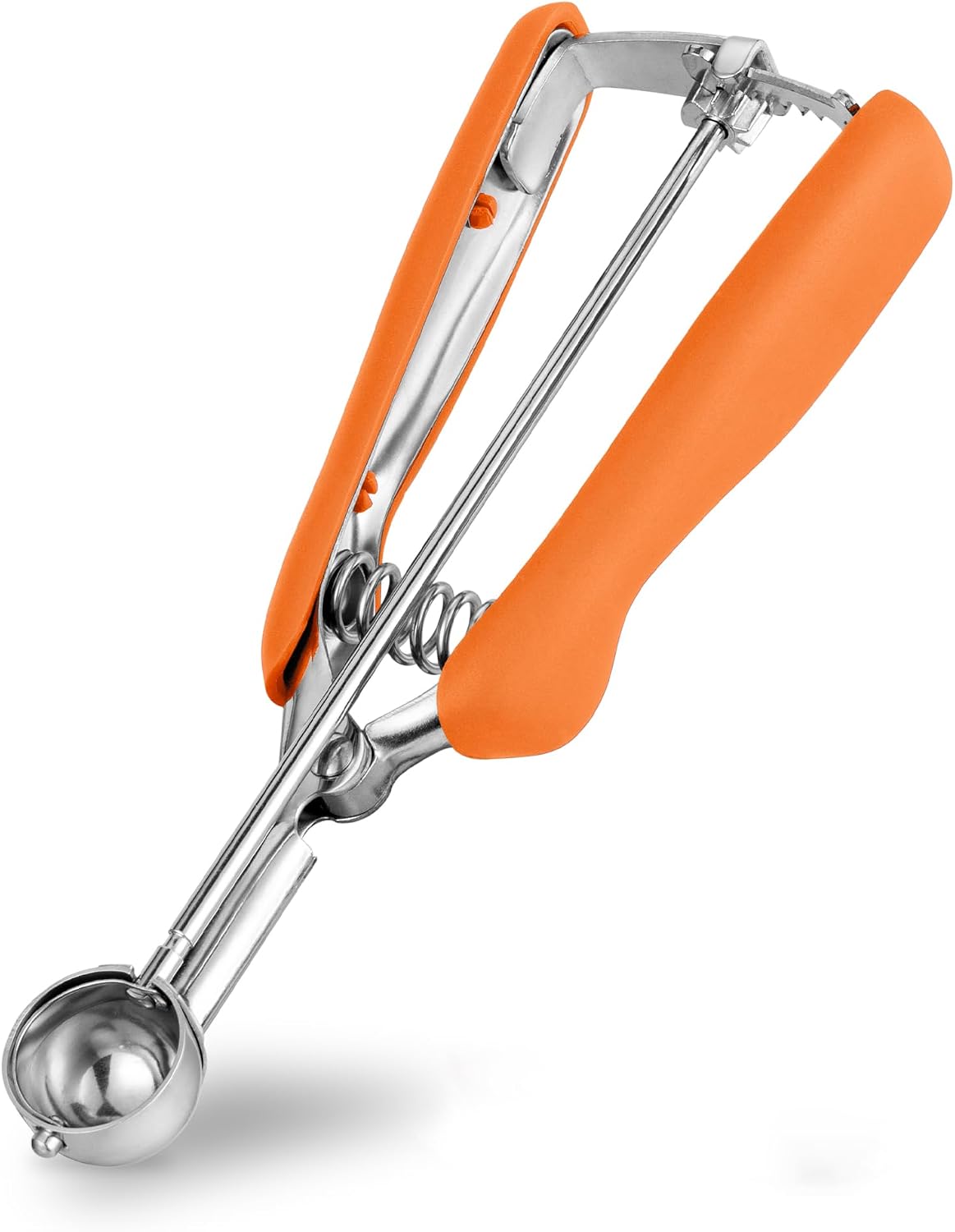 Extra Small Cookie Scoop 1 tsp, Professional Stainless Steel Tiny Ice Cream Scoop 25mm, Melon Baller Scoop Good Soft Grips, Quick Trigger Release