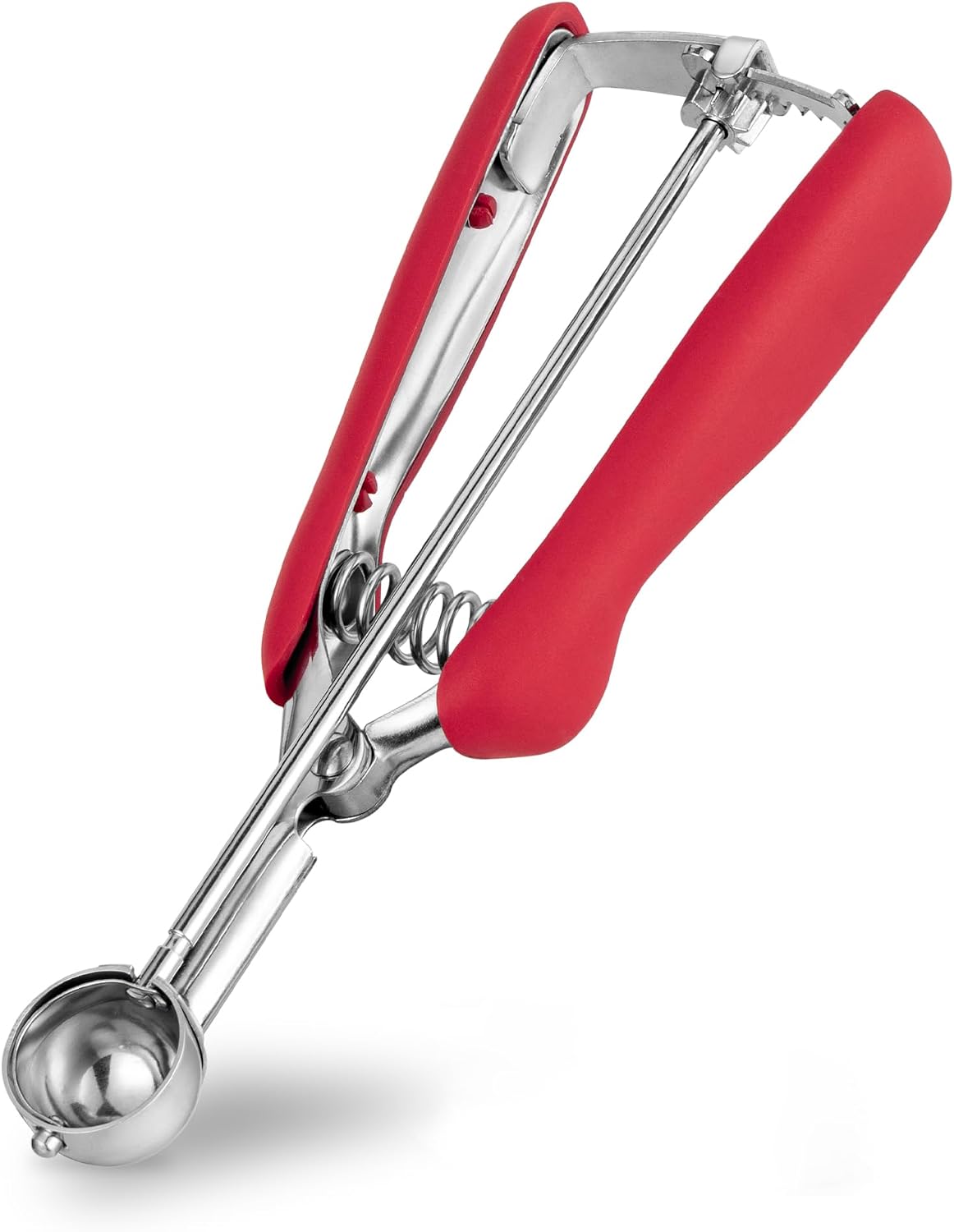 Extra Small Cookie Scoop 1 tsp, Professional Stainless Steel Tiny Ice Cream Scoop 25mm, Melon Baller Scoop Good Soft Grips, Quick Trigger Release