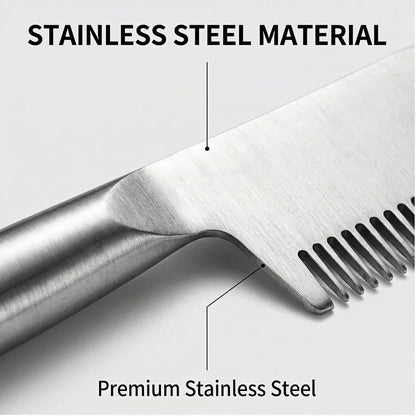2 in 1 Julienne Peeler, Vegetable Peeler Stainless Steel, Precision Julienne Blade, Multi-Functional Vegetable Julienne Slicer Quick & Easy Kitchen Shredder Tool for Fruit, Potatoes, Carrot (1PC)