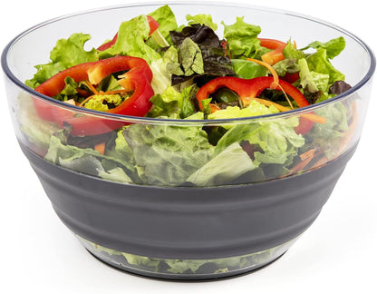 PrepWorks 3 Qt Collapsible Salad Spinner for Quick Salad Washing and Drying