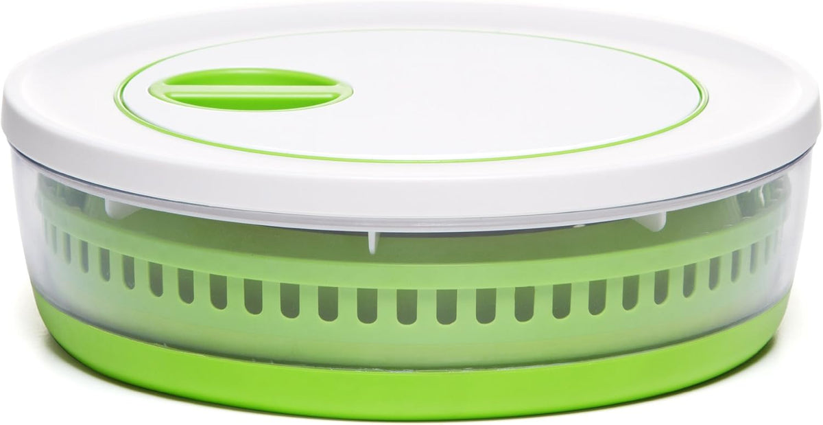 PrepWorks 3 Qt Collapsible Salad Spinner for Quick Salad Washing and Drying