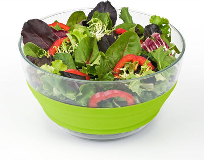 PrepWorks 3 Qt Collapsible Salad Spinner for Quick Salad Washing and Drying