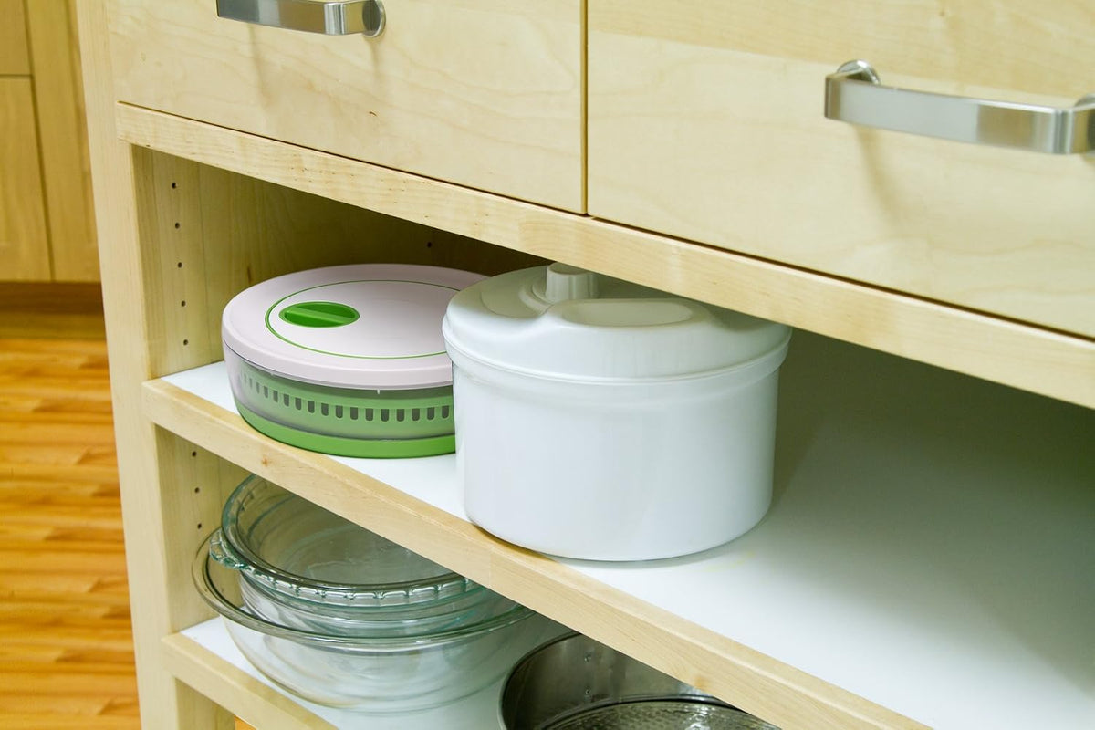 PrepWorks 3 Qt Collapsible Salad Spinner for Quick Salad Washing and Drying