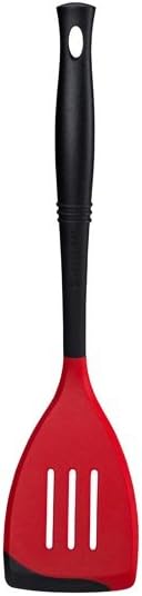 Revolution Bi-Material Slotted Spatula, 13.5" x 2.5", Cerise