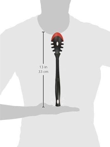 Revolution Bi-Material Slotted Spatula, 13.5" x 2.5", Cerise