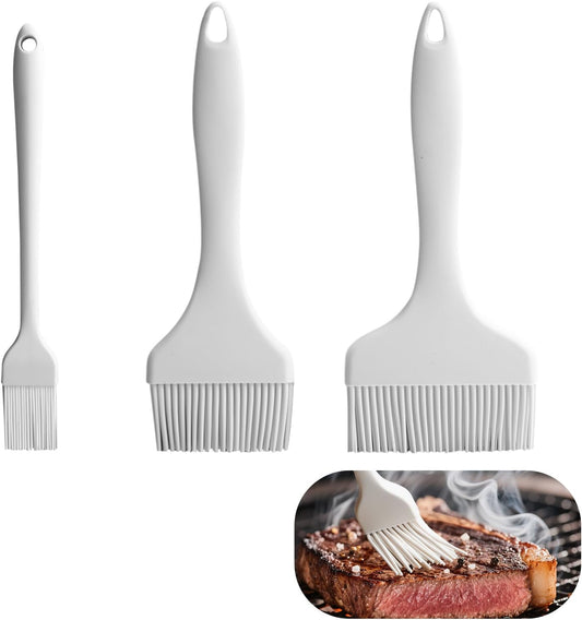 Meat Brush for Basting,Heat Resistant Silicone | 3PCS,Oil Butter Sauce Marinades for BBQ Grill Meat Brushes,Food-grade