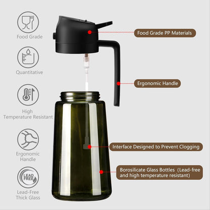 Olive Oil Sprayer for Cooking 16oz/470ml