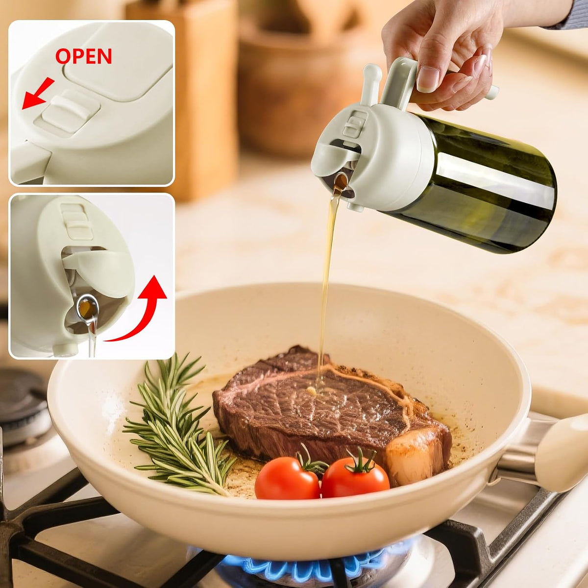 Olive Oil Sprayer for Cooking 16oz/470ml