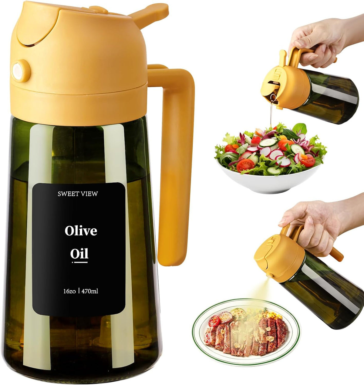 Olive Oil Sprayer for Cooking 16oz/470ml