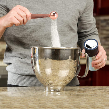 Stainless Steel Measuring Cups & Spoons Set, Black