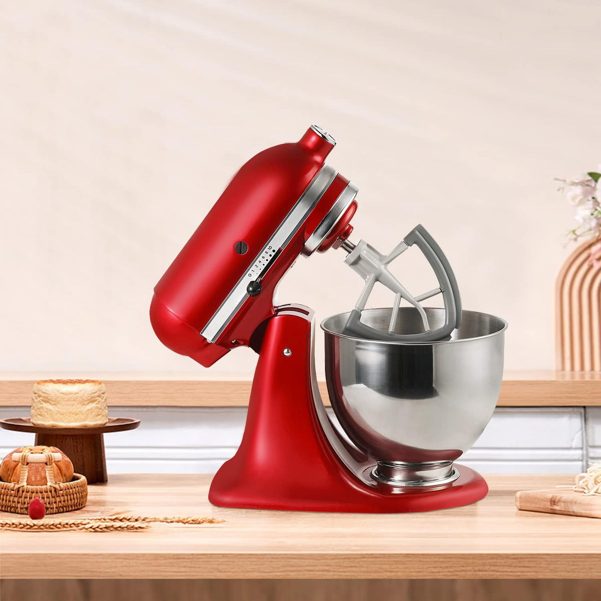 Flex Edge Beater for KitchenAid Tilt-Head Stand Mixer 4.5-5 Quart
