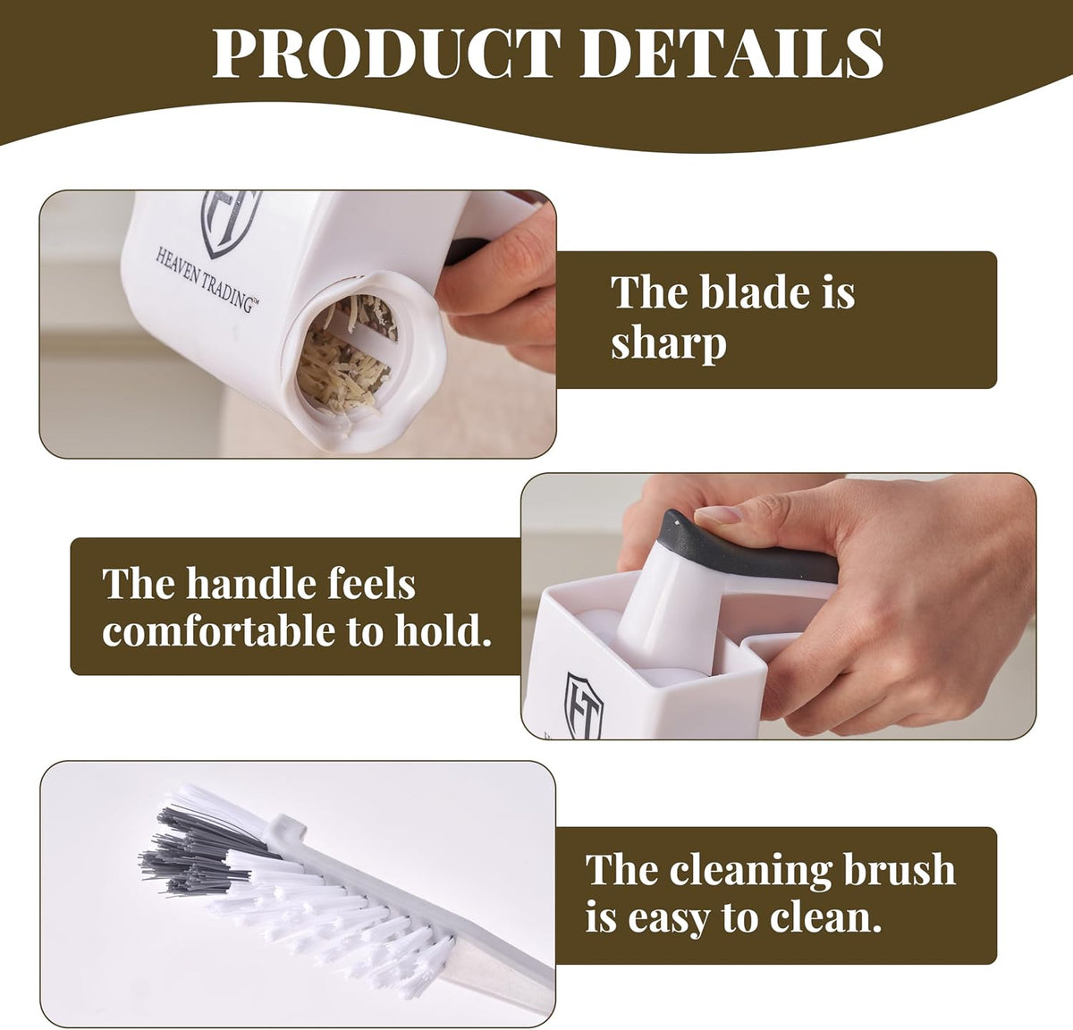 Manual Rotary Cheese Grater Set with ABS Body, 3 Stainless Steel Drums, Roller, Spatula, Cleaning Brush & Protective Gloves for Home Kitchen Use –