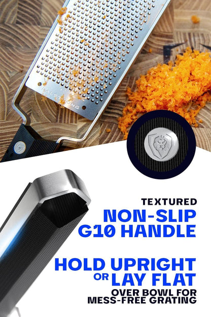 Wide Cheese Grater - Coarse Stainless Steel Blade
