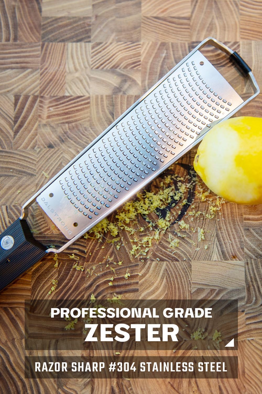 Wide Cheese Grater - Coarse Stainless Steel Blade