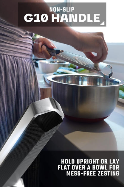 Wide Cheese Grater - Coarse Stainless Steel Blade
