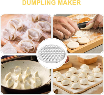 Russian Pelmeni Maker Mold Reusable Dumpling Maker for Homemade Pelmeni Ravioli Wontons Potstickers 13.18 X 13.18 X 0.78 in Kitchen Tool