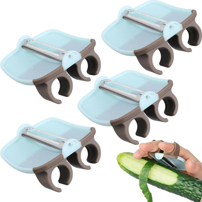 4Pcs Potato Peelers Finger Vegetable Peeler for Kitchen