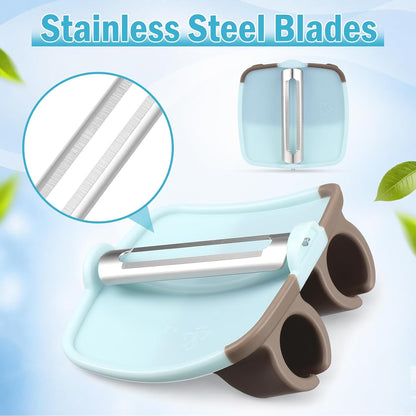 4Pcs Potato Peelers Finger Vegetable Peeler for Kitchen