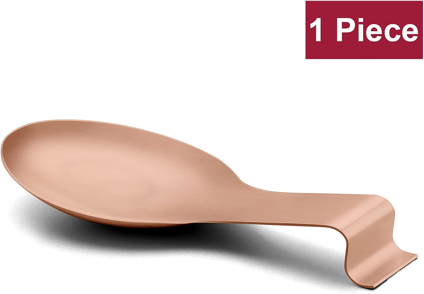 Spoon Rest Set of 2, Stainless Steel Spoon Ladle Holder Spatula Rest for Kitchen Stove Top, Large Size & Dishwasher Safe