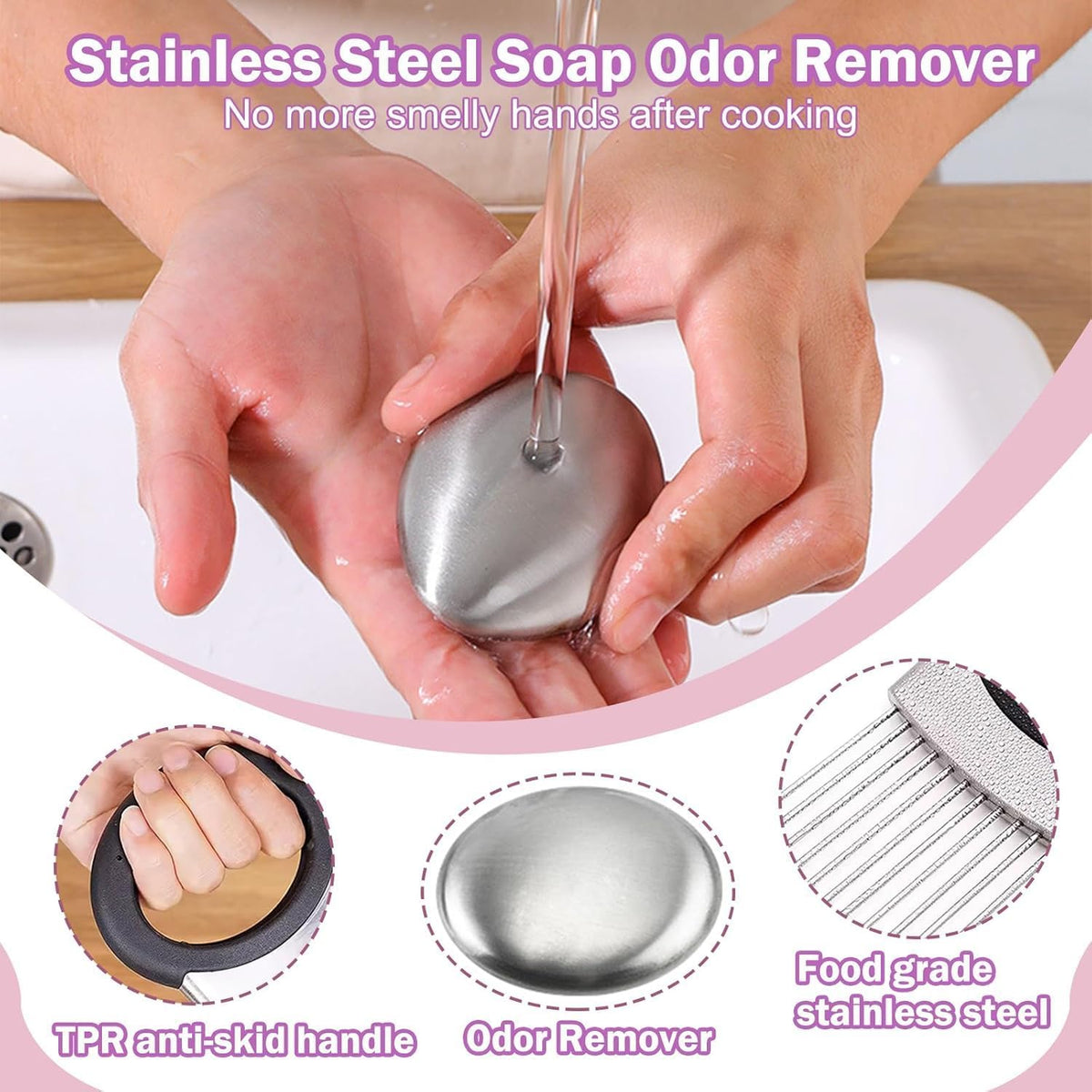 Onion Holder & Food Slicer Cutter Tool – Stainless Steel Vegetable & Fruit Slicing Assistant for Easy, Safe Cutting (Black)
