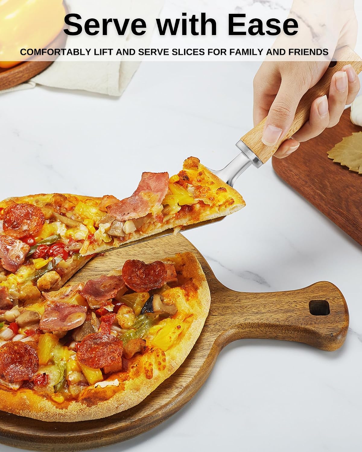 Pizza Dough Docker Roller with Stainless Steel Spikes and Pizza Cutter with Protective Cover, Includes Cleaning Brush and Canvas Bag, Perfect for Homemade Pizza, Pie, and Pastry