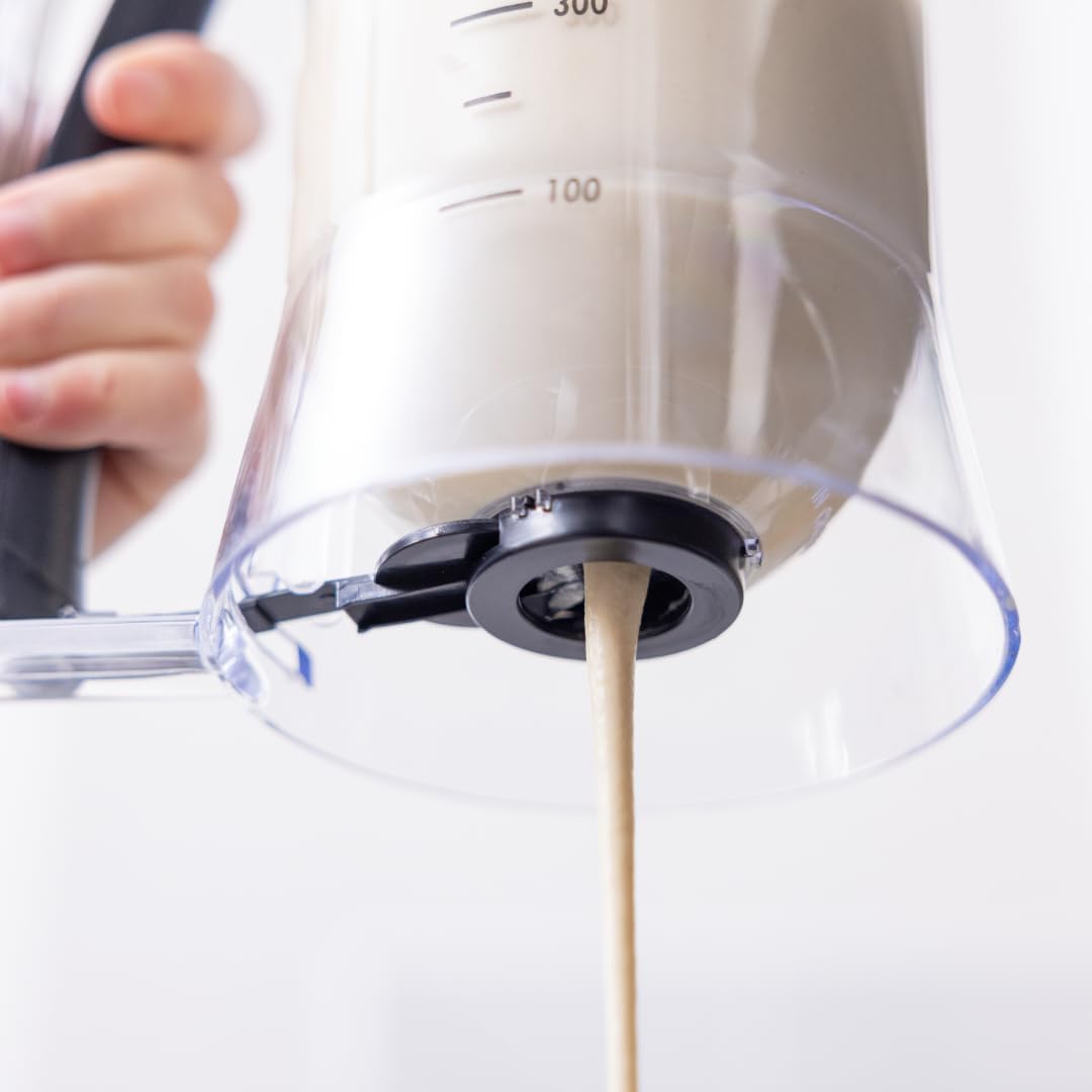 Batter Dispenser with Squeeze Handle - Pancake Batter Dispenser, Pancake Dispenser for Better, Cupcake Batter Dispenser, Pancake Pourer Dispenser, Pancake Mix Dispenser, Waffle Batter Dispenser