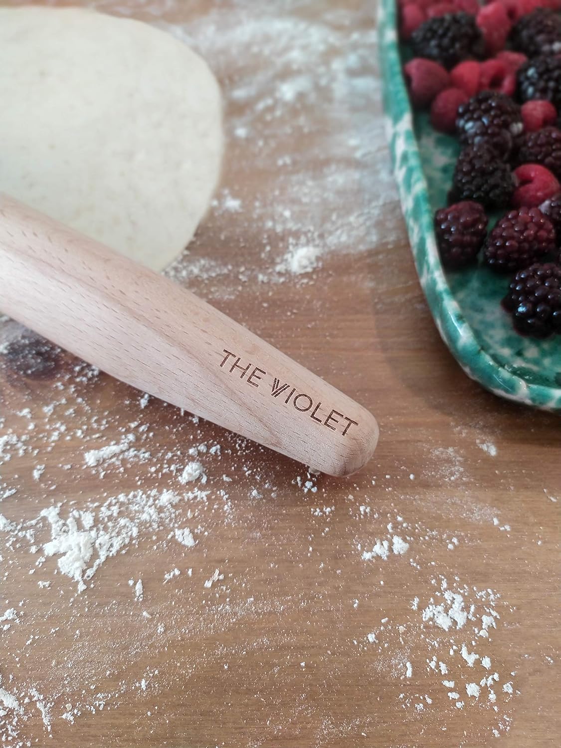 80 cm (31.5 Inch) Turkish Baklava Wood Extra Long Rolling Pin | Baking, Dough, Pasta, Kitchen