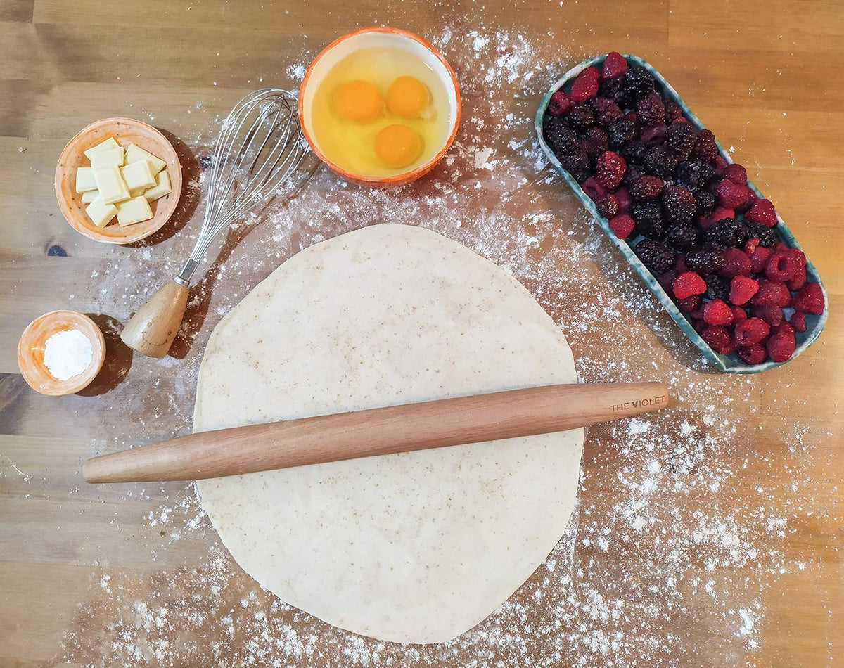80 cm (31.5 Inch) Turkish Baklava Wood Extra Long Rolling Pin | Baking, Dough, Pasta, Kitchen