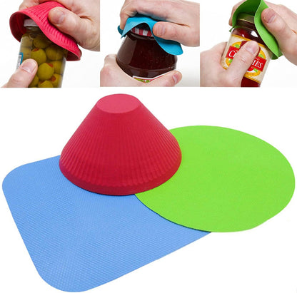 Jar Opener Gripper Pads, for Seniors with Weak Hands,Rubber,3 Pack