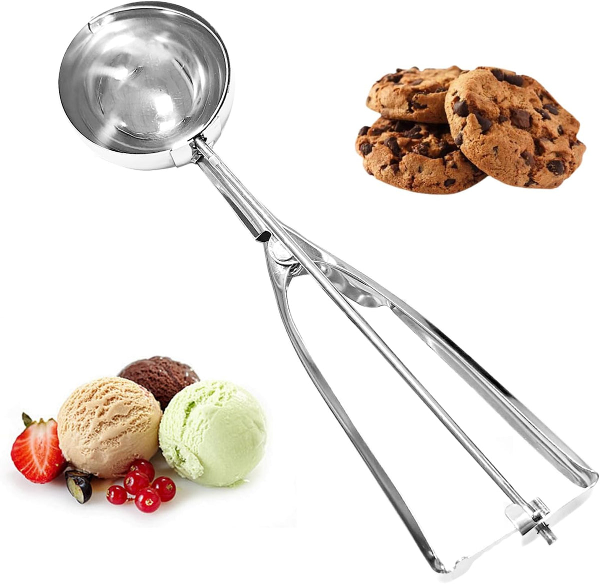 Ice Cream Scoops,Cookie Scoops for Baking,Cookie Dough Scoop Mini Small