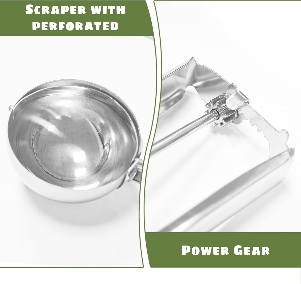 Ice Cream Scoops,Cookie Scoops for Baking,Cookie Dough Scoop Mini Small