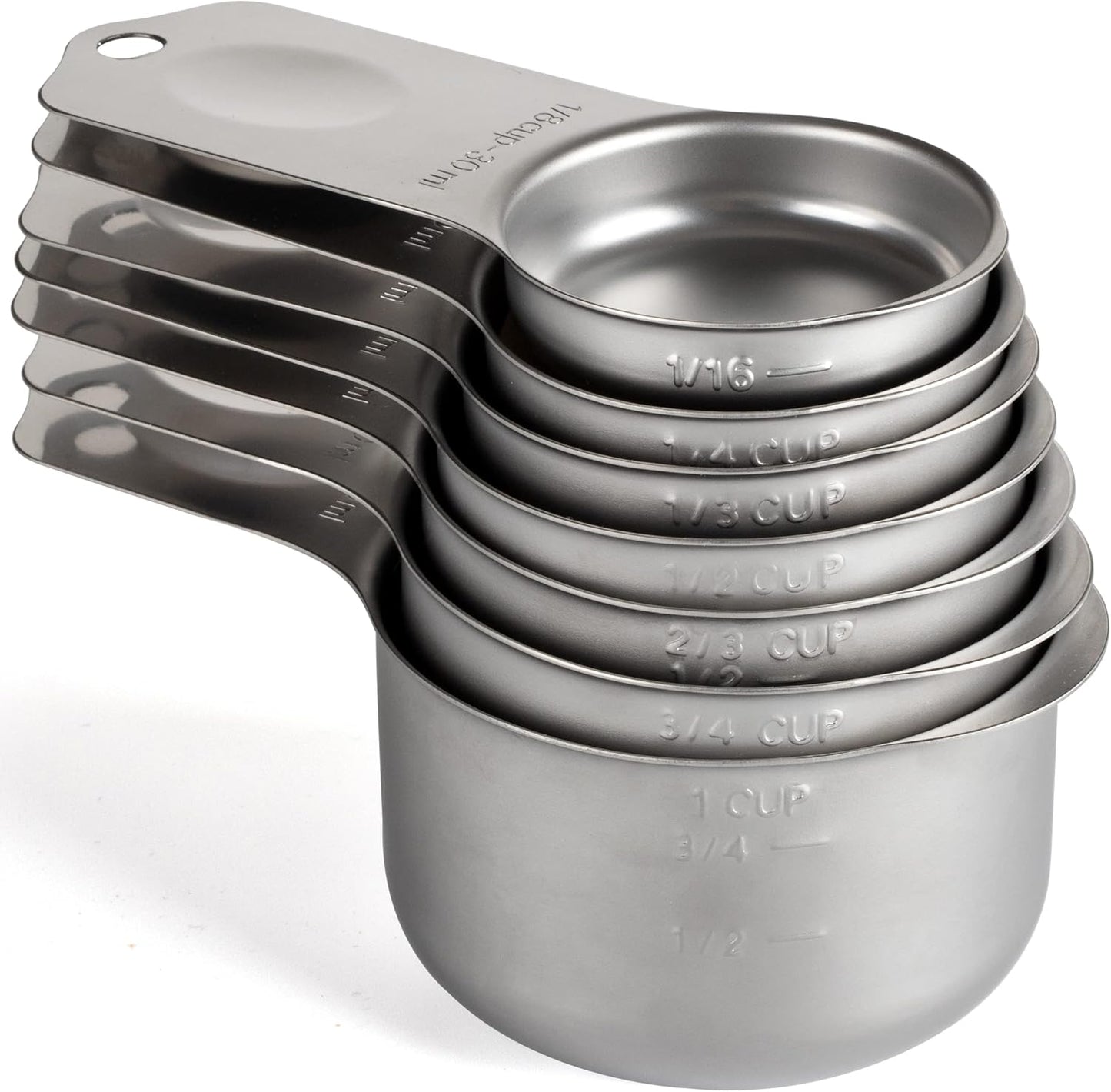 Magnetic Measuring Cups Set of 7 Stainless Steel Magnetic Measuring Cups | Heavy Duty Measuring Cup for Dry & Liquid Ingredients (color)
